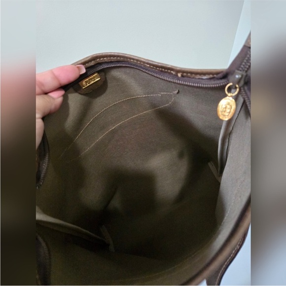 Auth Gucci Brown Monogram Shoulder Bag Vintage, PVC - EUC - Picture 11 of 11